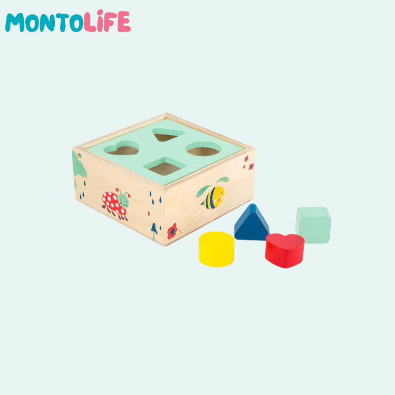 Wooden Shape Sorting Box – FSC Certified Educational Toy