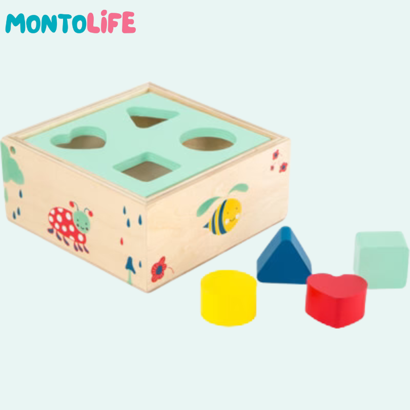 Wooden Shape Sorting Box – FSC Certified Educational Toy