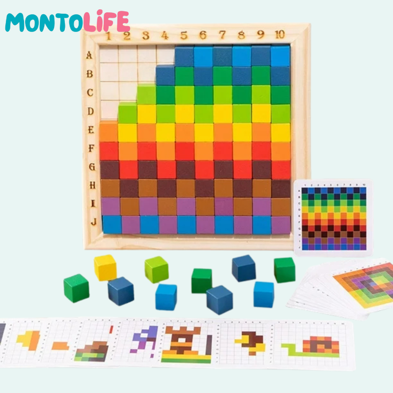 Wooden Art Builder – Hands-On Construction & Imagination Kit for Kids