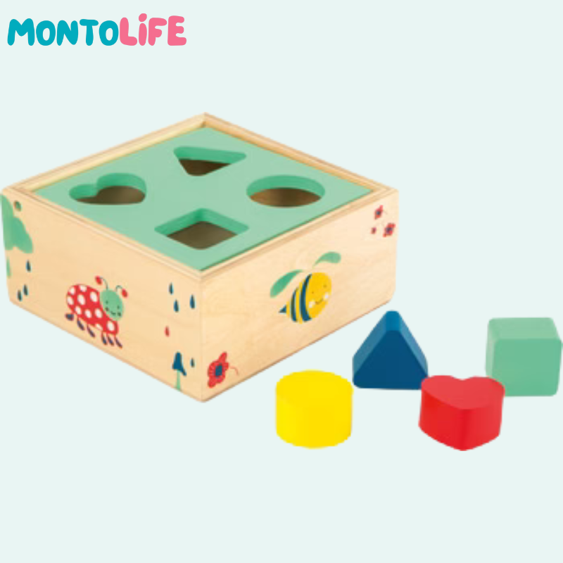 Wooden Shape Sorting Box – FSC Certified Educational Toy