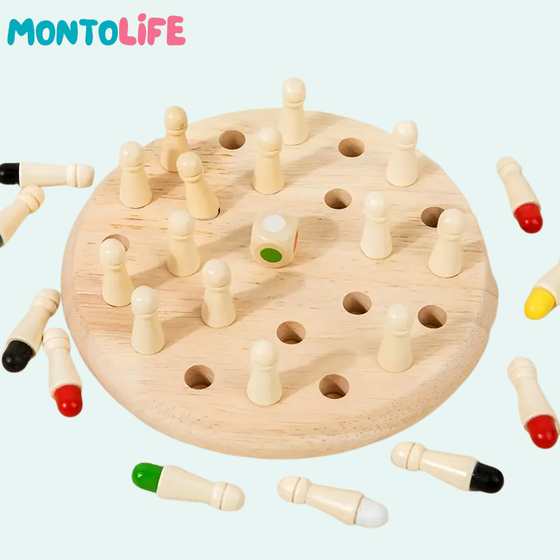 Wooden Memory Match – Boost Concentration & Critical Thinking