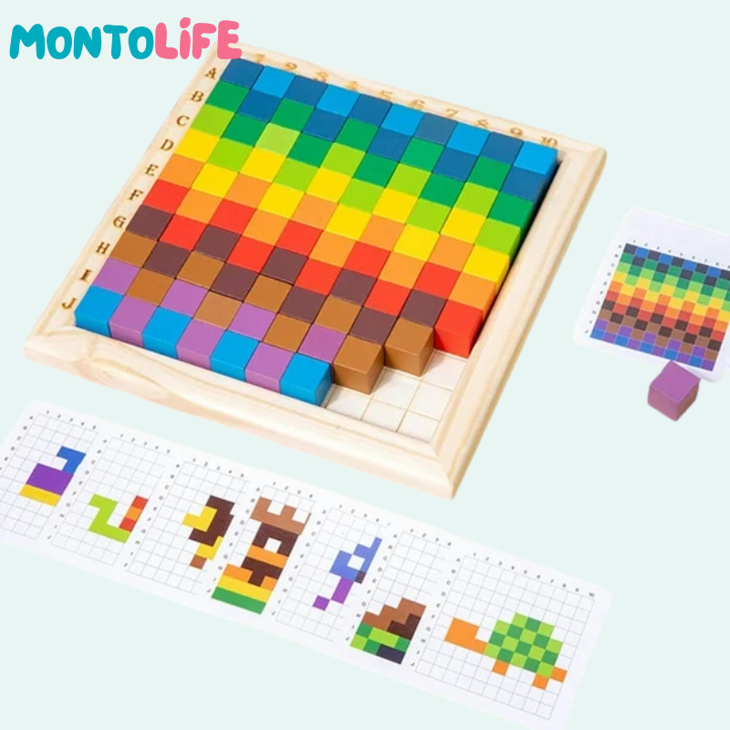 Wooden Art Builder – Hands-On Construction & Imagination Kit for Kids