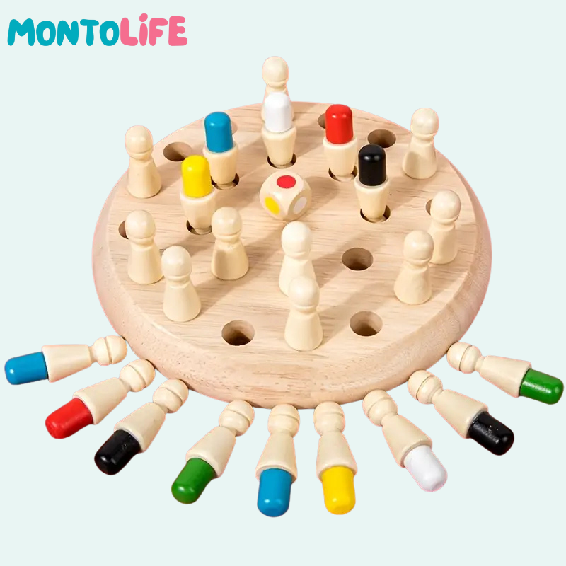 Wooden Memory Match – Boost Concentration & Critical Thinking