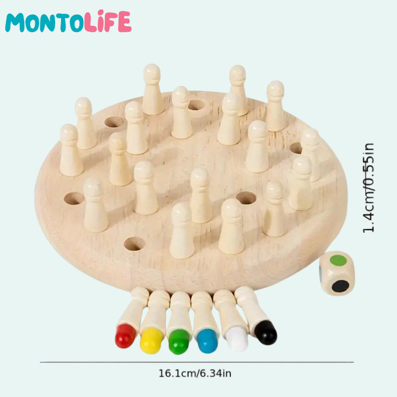Wooden Memory Match – Boost Concentration & Critical Thinking