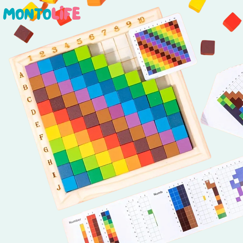Wooden Art Builder – Hands-On Construction & Imagination Kit for Kids