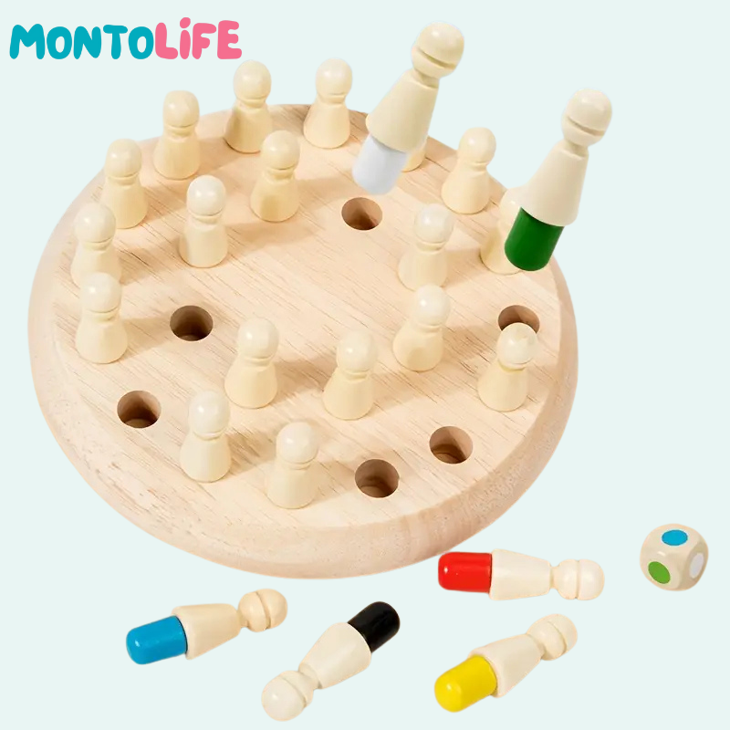 Wooden Memory Match – Boost Concentration & Critical Thinking