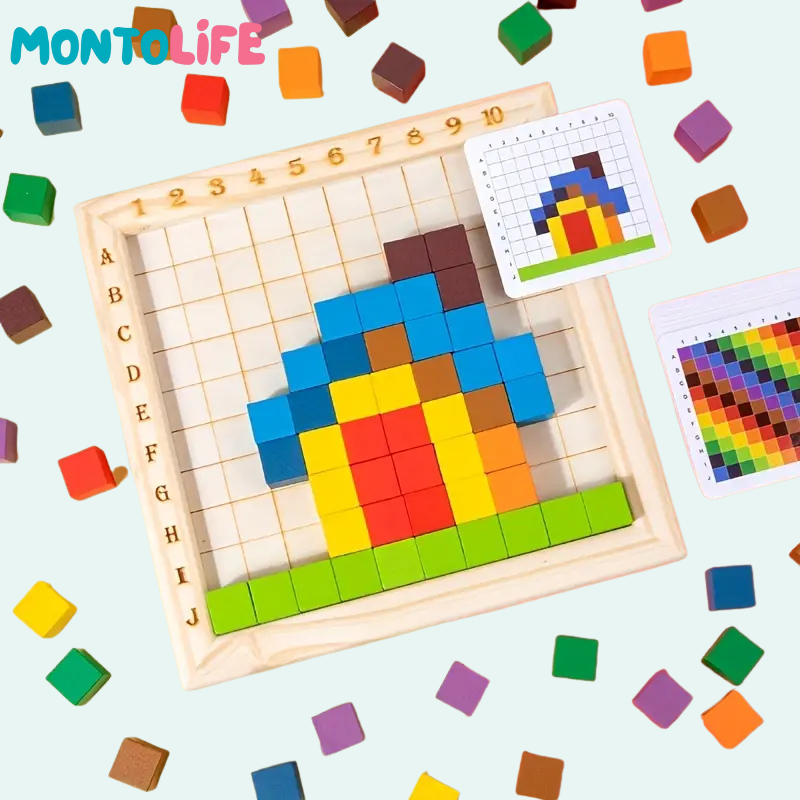 Wooden Art Builder – Hands-On Construction & Imagination Kit for Kids
