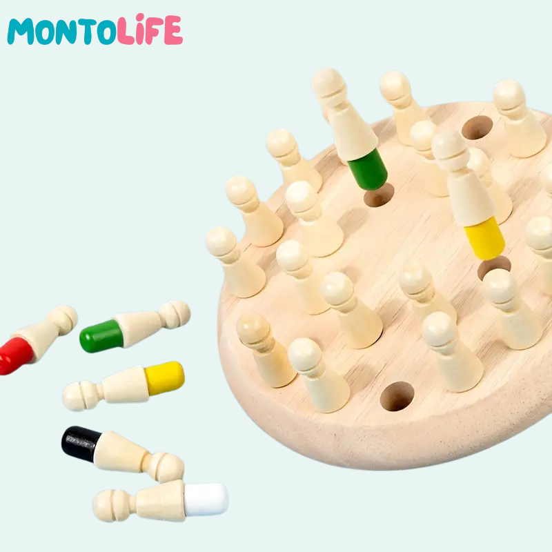 Wooden Memory Match – Boost Concentration & Critical Thinking