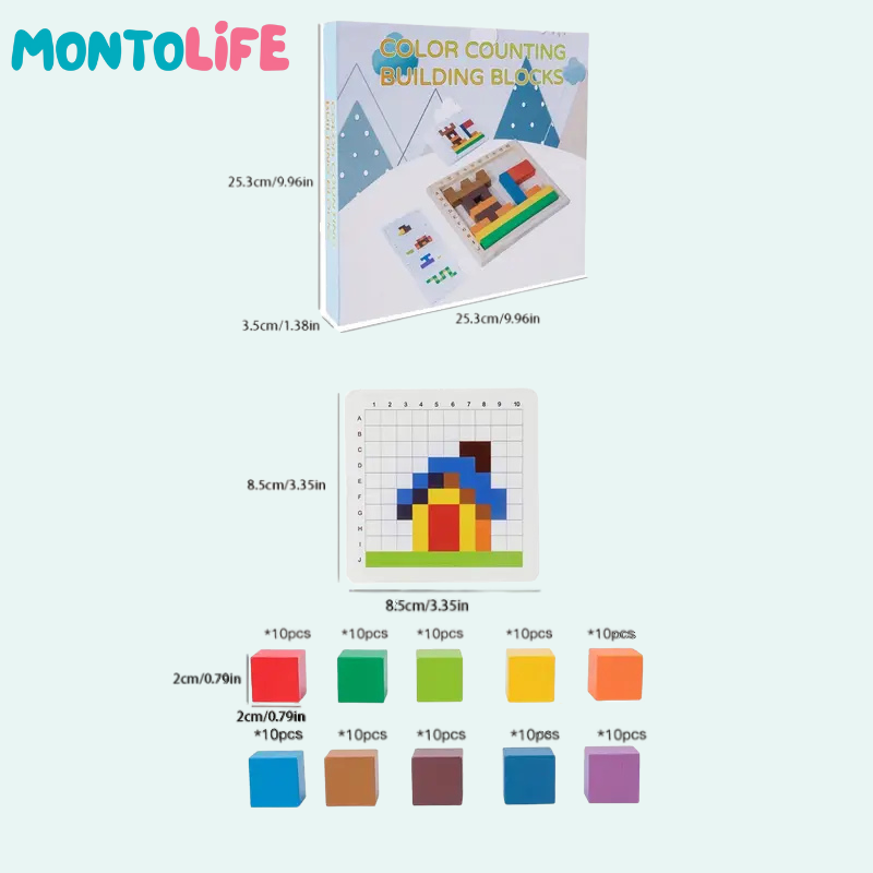 Wooden Art Builder – Hands-On Construction & Imagination Kit for Kids