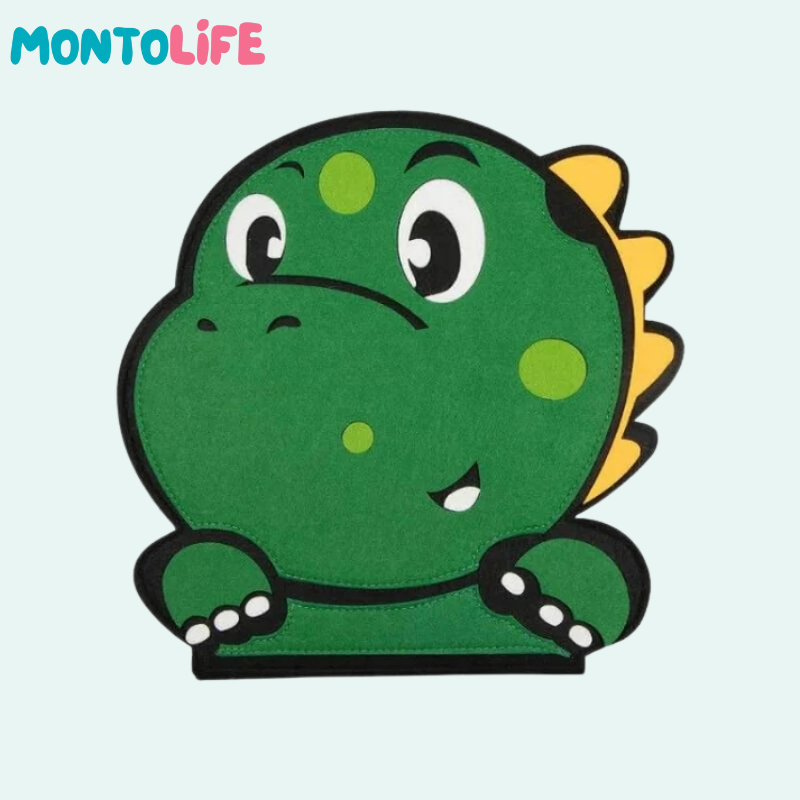 Sensory Busy Board – Dinosaur Activity Toy for Toddlers & Early Learning Fun