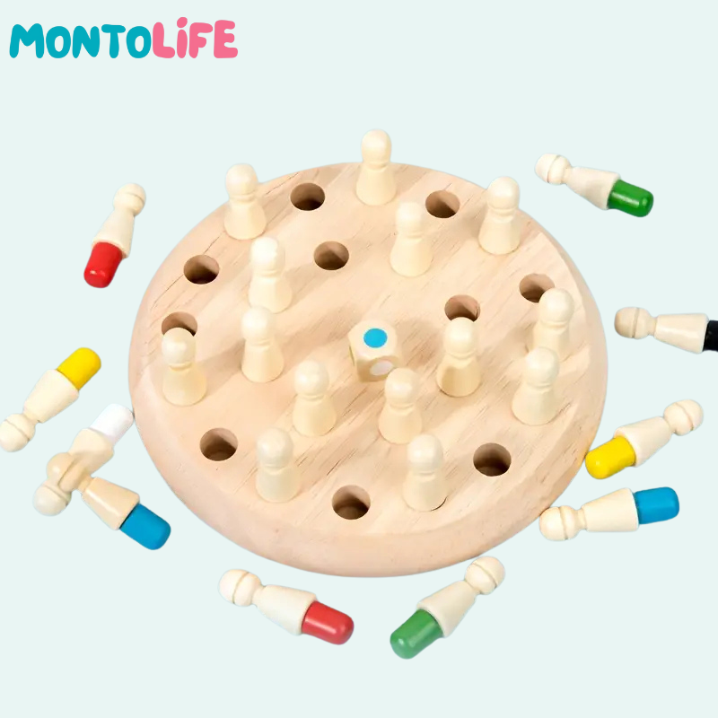 Wooden Memory Match – Boost Concentration & Critical Thinking
