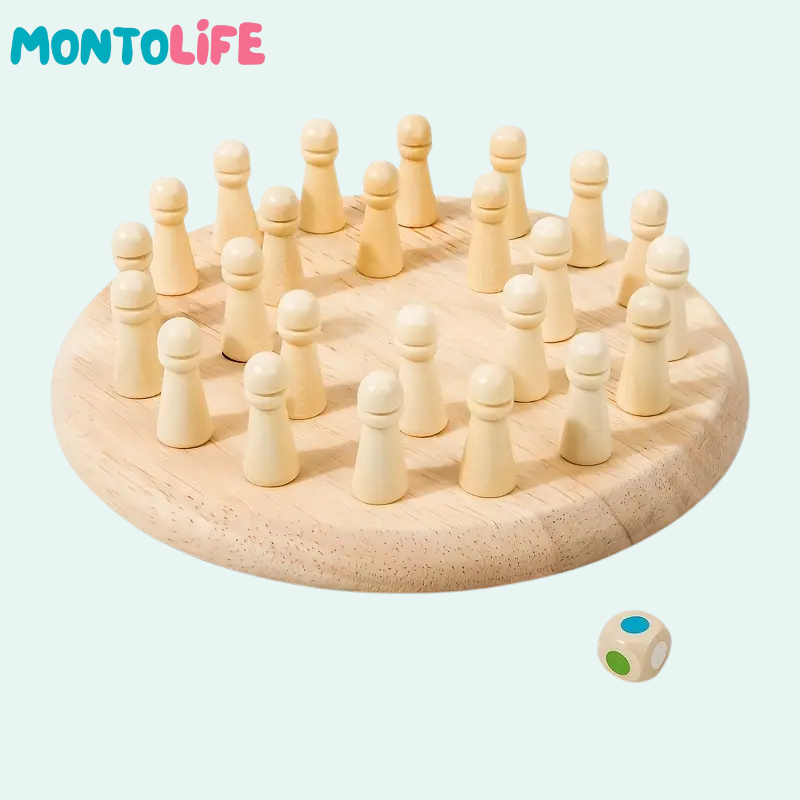 Wooden Memory Match – Boost Concentration & Critical Thinking