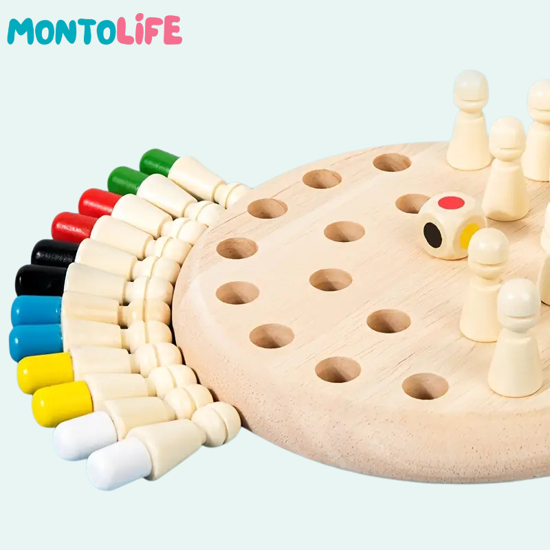 Wooden Memory Match – Boost Concentration & Critical Thinking
