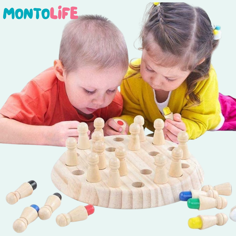 Wooden Memory Match – Boost Concentration & Critical Thinking