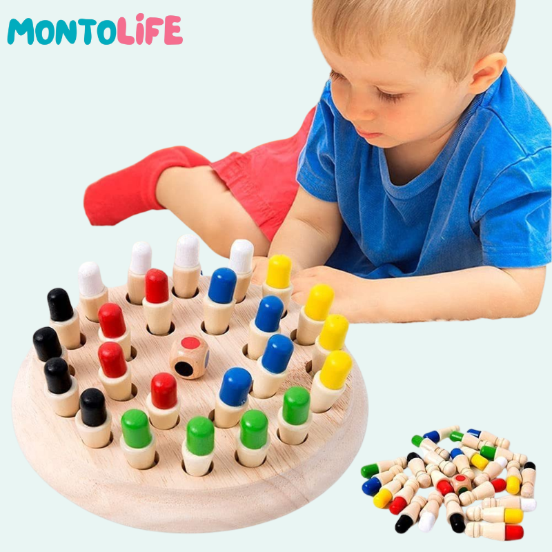 Wooden Memory Match – Boost Concentration & Critical Thinking