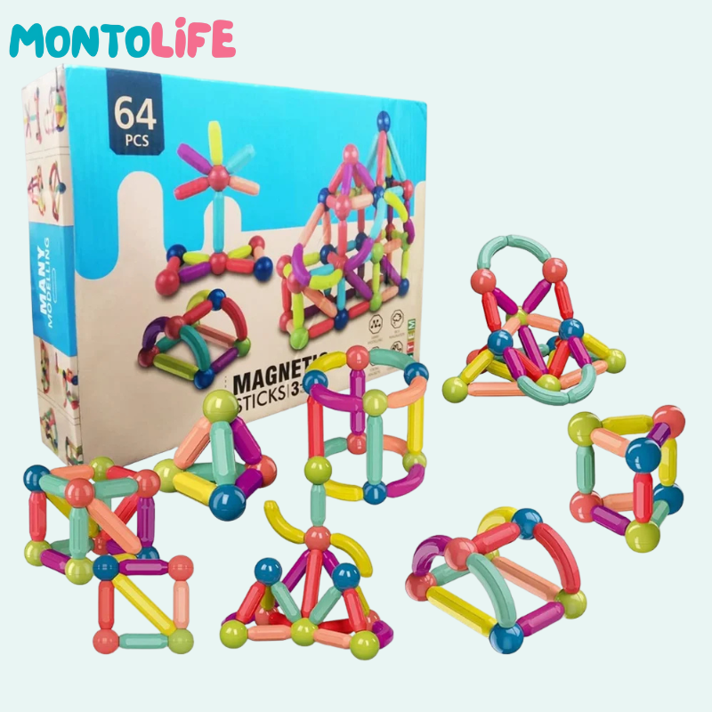 Magnetic Learning Kit – Fun Hands-On STEM Play for Kids