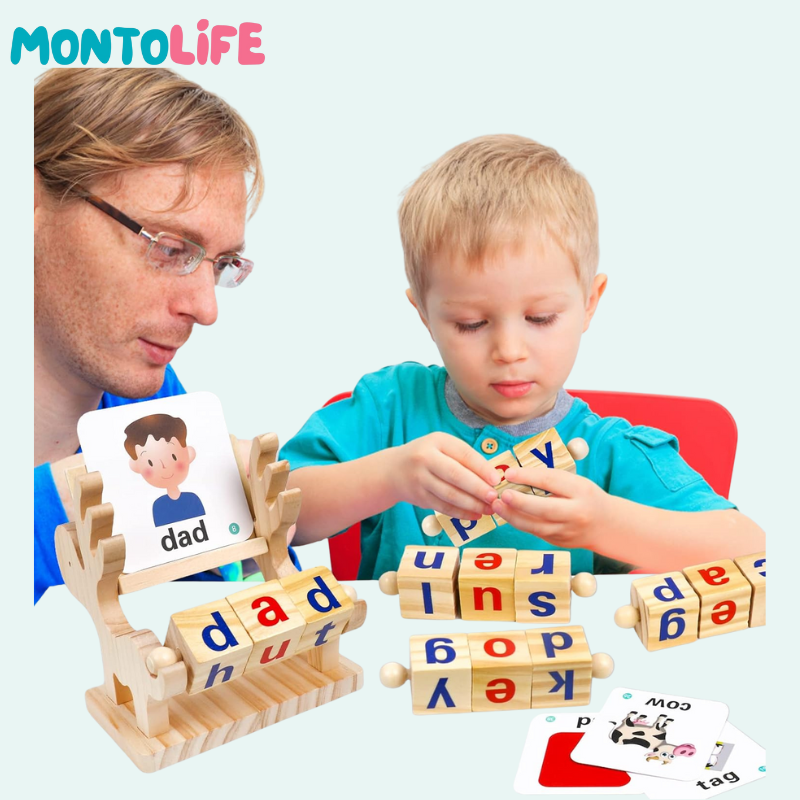 Twist & Learn Set – Interactive Letter Spinner for Spelling Practice