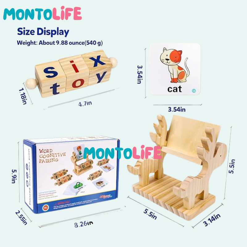 Twist & Learn Set – Interactive Letter Spinner for Spelling Practice
