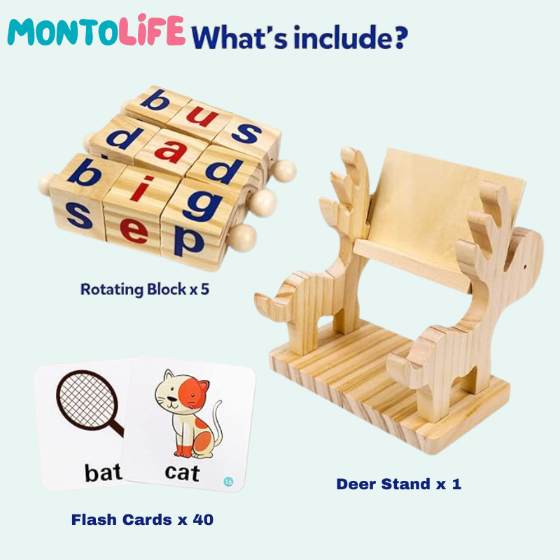 Twist & Learn Set – Interactive Letter Spinner for Spelling Practice
