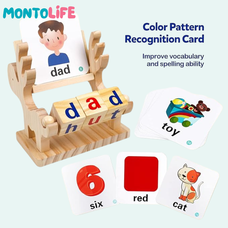 Twist & Learn Set – Interactive Letter Spinner for Spelling Practice