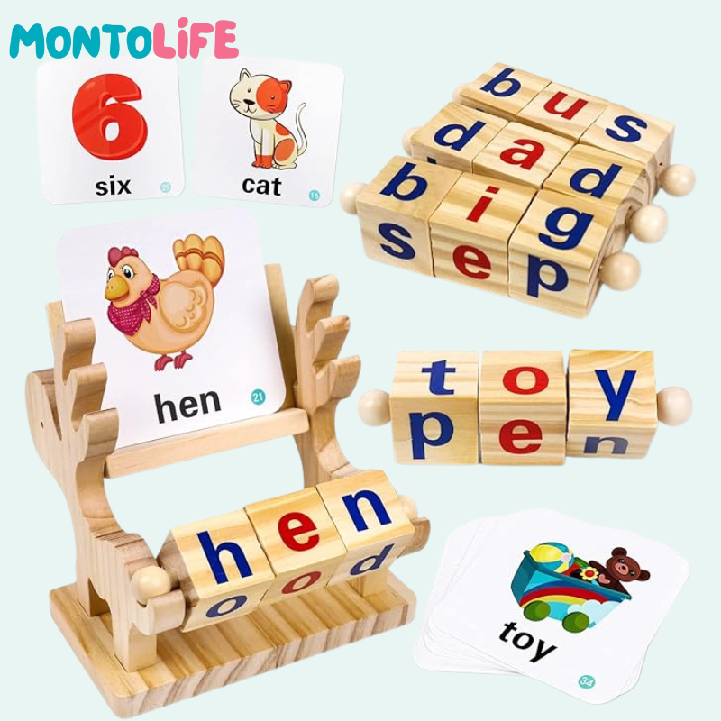 Twist & Learn Set – Interactive Letter Spinner for Spelling Practice