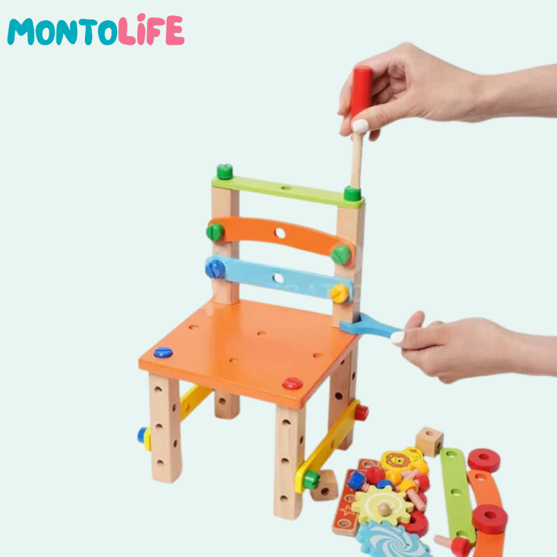 DIY Wooden Chair – Hands-On Construction Toy for Creative Thinkers