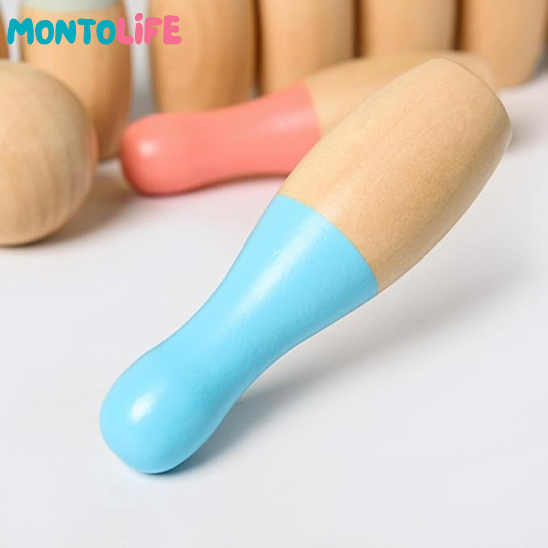 Wooden Bowling Kit – Active Learning Through Play