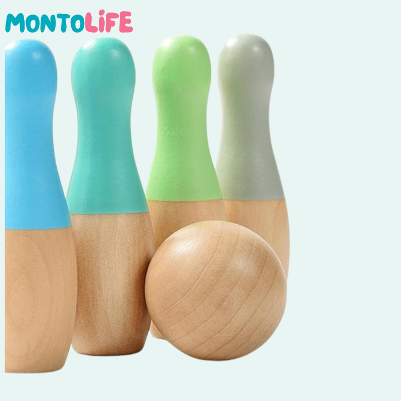 Wooden Bowling Kit – Active Learning Through Play