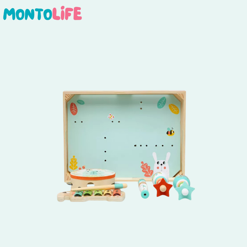 Wooden Music Set – Educational Musical Toy for Toddlers & Kids