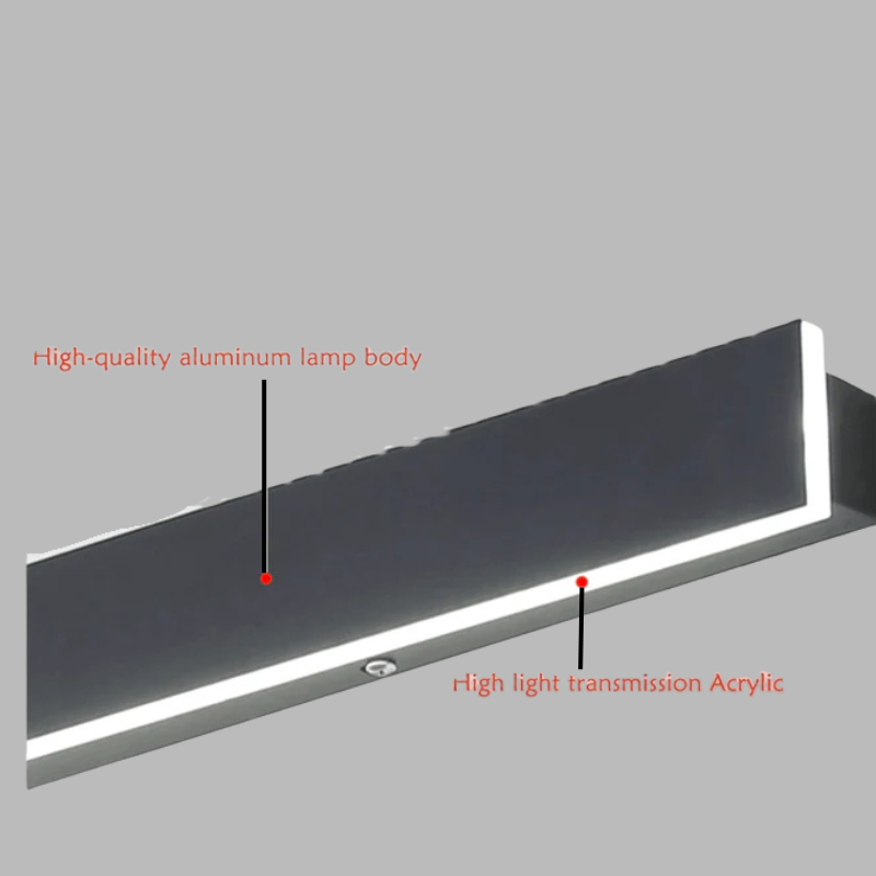 Sleek Waterproof LED Wall Light – Ultra-Modern Outdoor Illumination