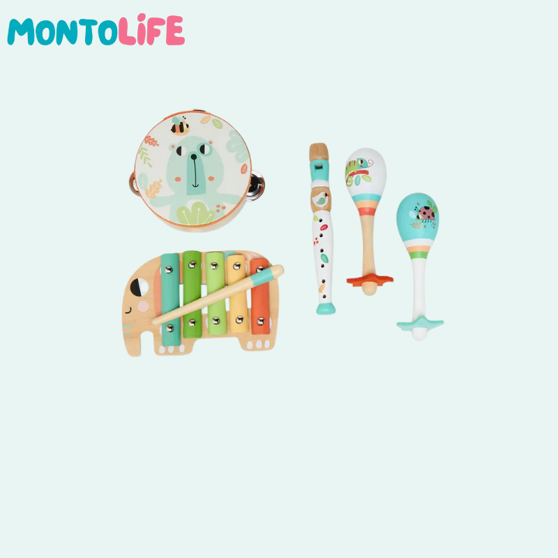 Wooden Music Set – Educational Musical Toy for Toddlers & Kids