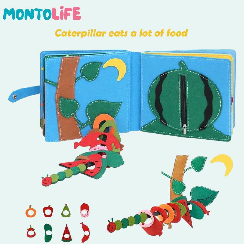 Interactive Farm Book - Sensory Learning Adventure for Little Hands