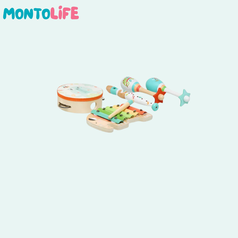 Wooden Music Set – Educational Musical Toy for Toddlers & Kids