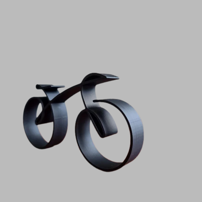 Modern Wire Frame Bicycle Sculpture – Contemporary Metal Wall Décor