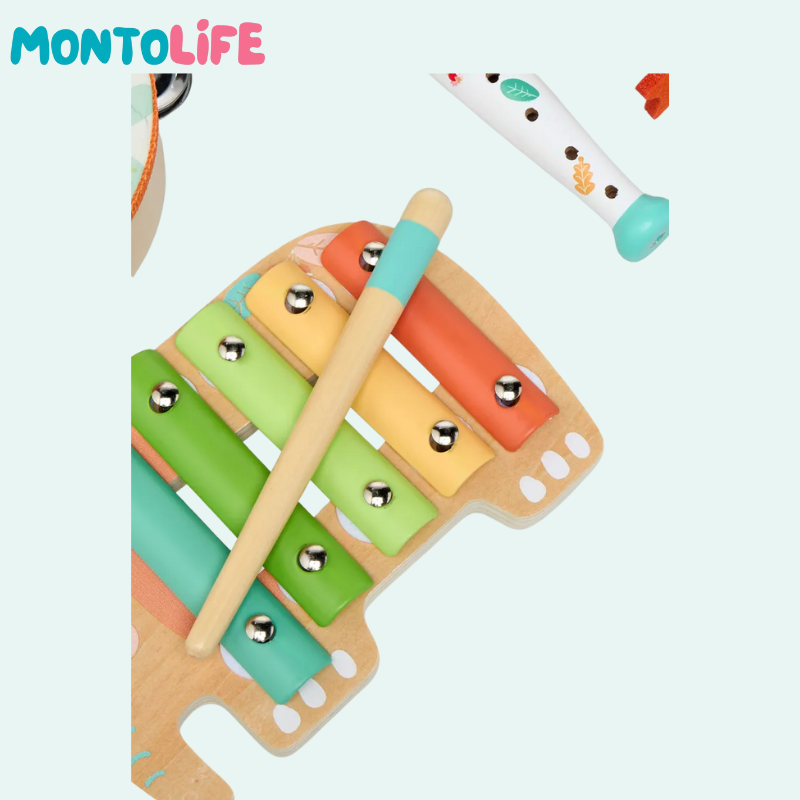 Wooden Music Set – Educational Musical Toy for Toddlers & Kids