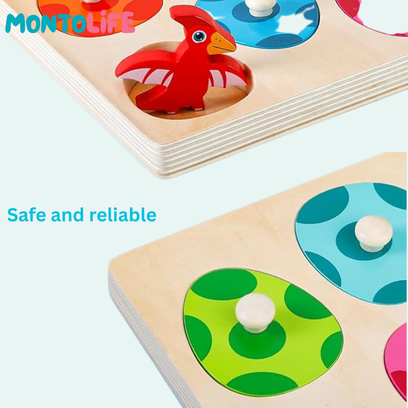 Dinosaur Egg Matching Game – Interactive STEM Learning & Sorting Toy