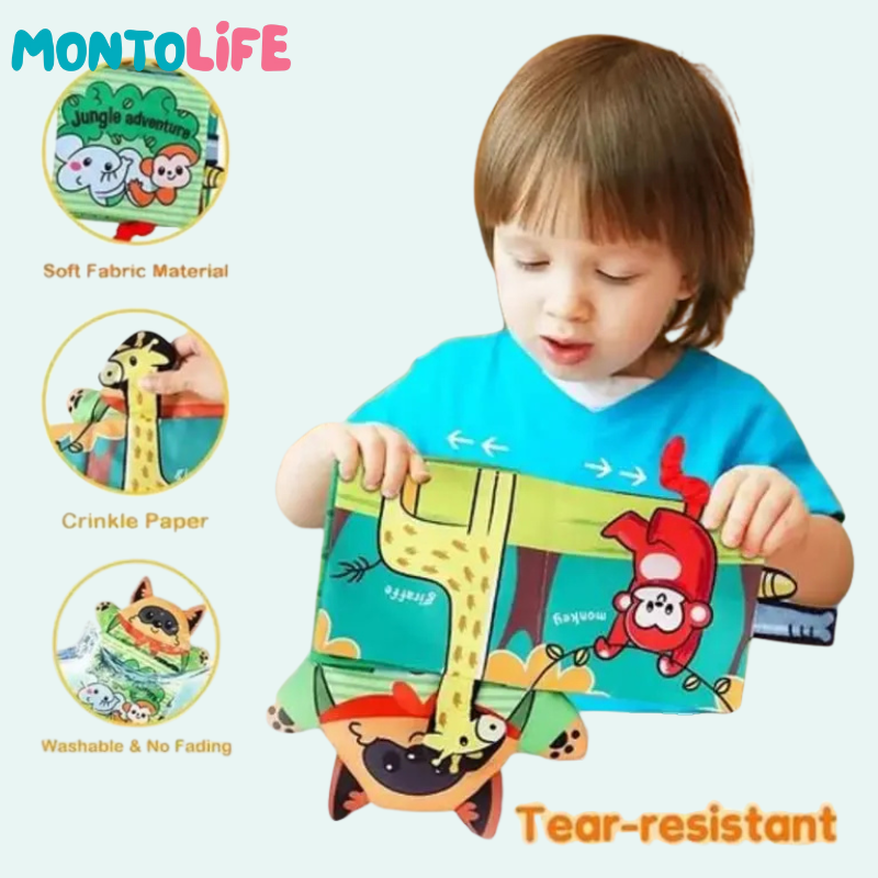Soft Cloth Book - Touch, Crinkle & Explore