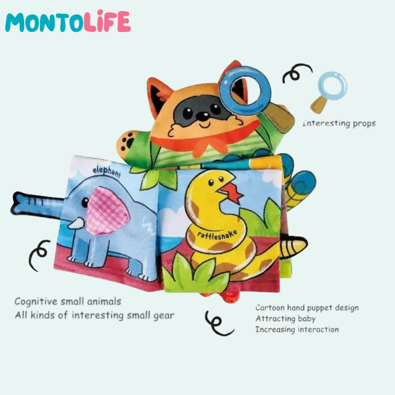 Soft Cloth Book - Touch, Crinkle & Explore