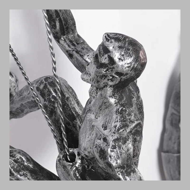 Creative Wall Sculpture Set – Modern 3D Climbing Man