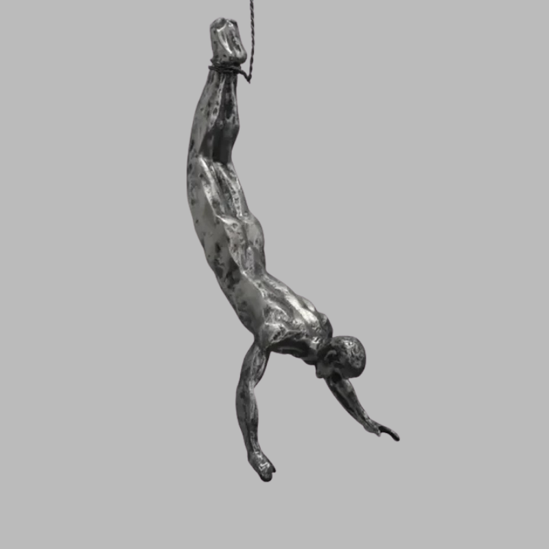 Creative Wall Sculpture Set – Modern 3D Climbing Man