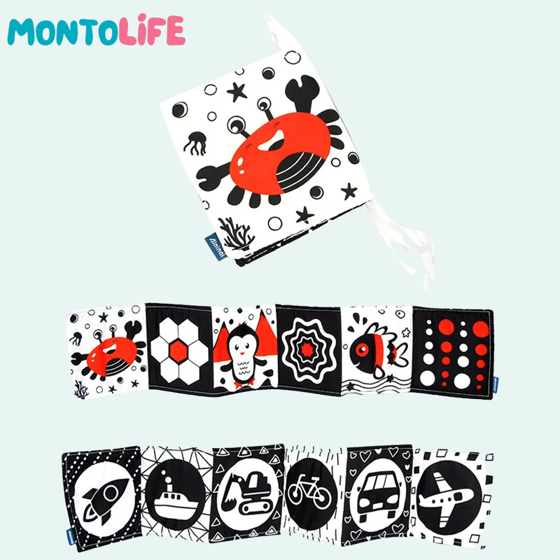 Visual Discovery Book – Contrast Play for Early Development