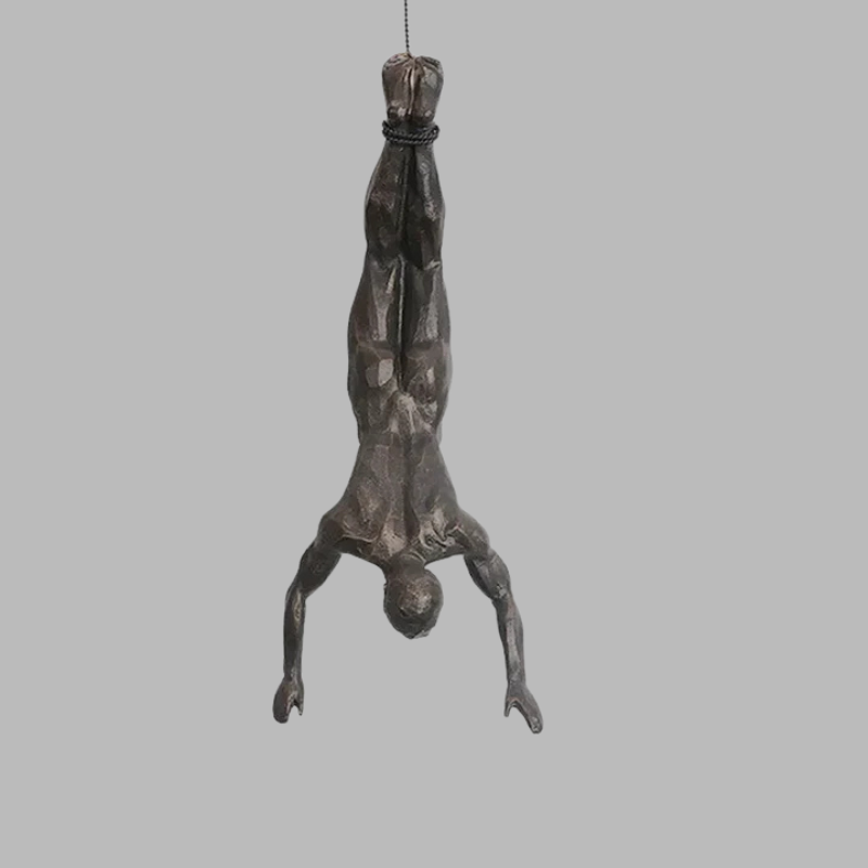 Creative Wall Sculpture Set – Modern 3D Climbing Man