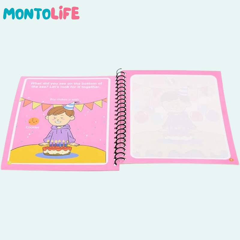 Reusable Activity Book – Mess-Free Learning Fun for Kids