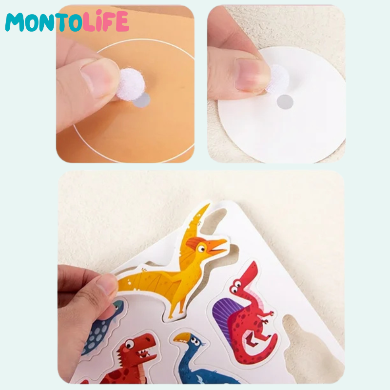 Interactive Sticker Learning Book - Hands-On Skill Building for Little Minds