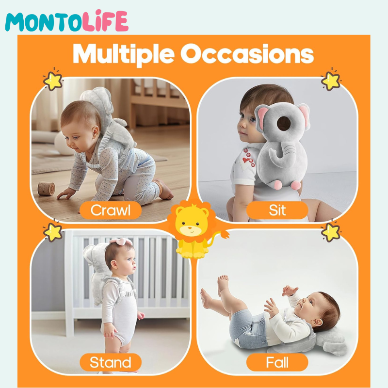 Infant Safety Companion – Soft Protective Pillow for Baby Head Support