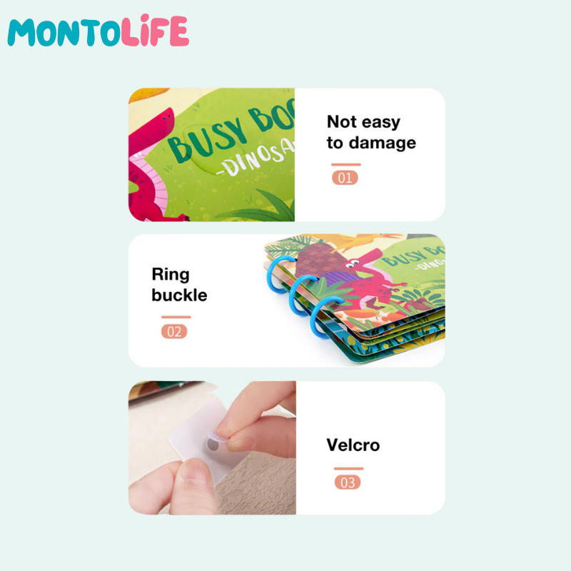 Interactive Sticker Learning Book - Hands-On Skill Building for Little Minds