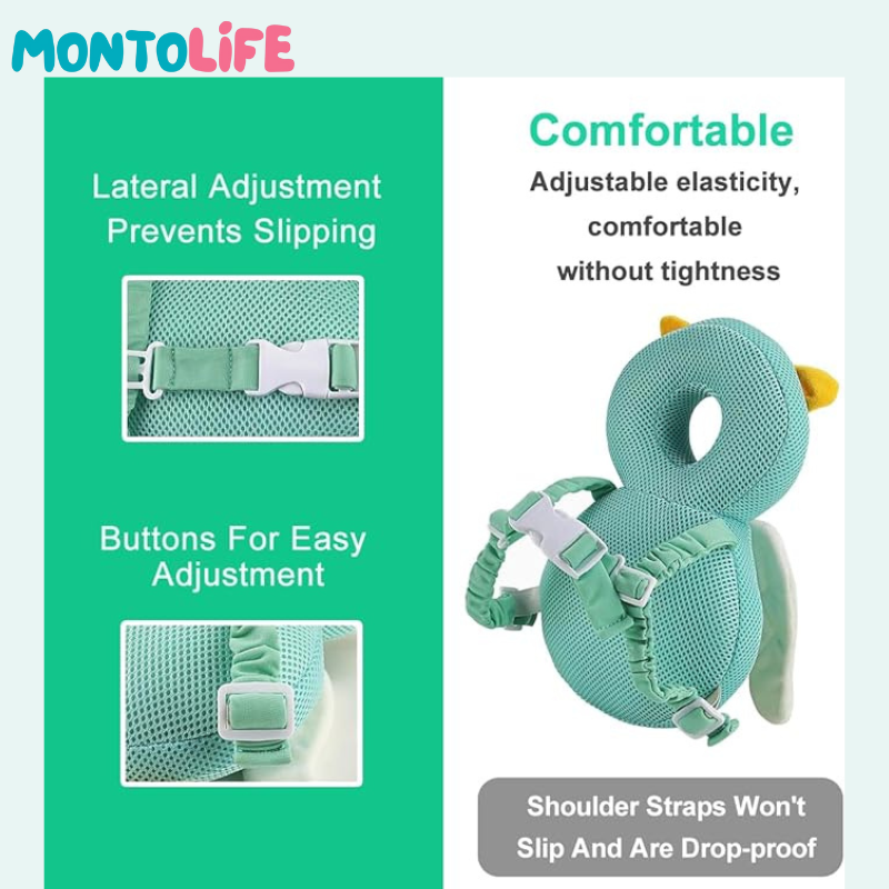 Infant Safety Companion – Soft Protective Pillow for Baby Head Support