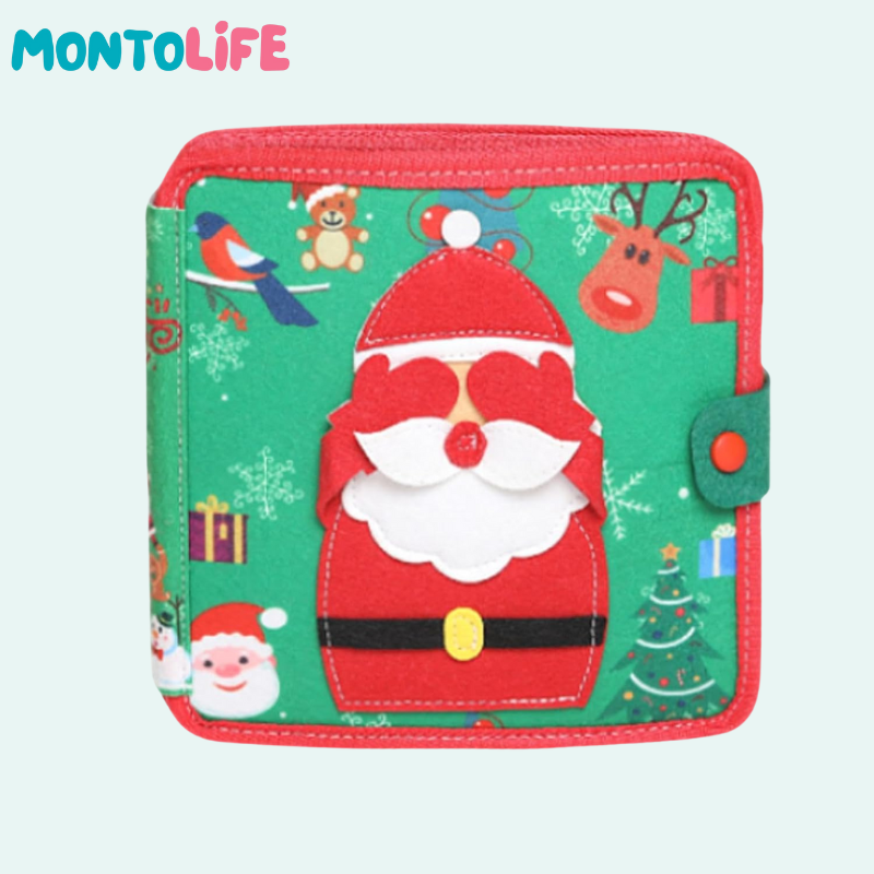 Santa’s Soft Storyland – Cloth Book for Magical Holiday Learning