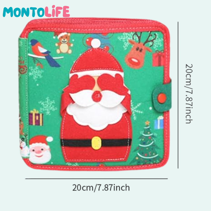 Santa’s Soft Storyland – Cloth Book for Magical Holiday Learning