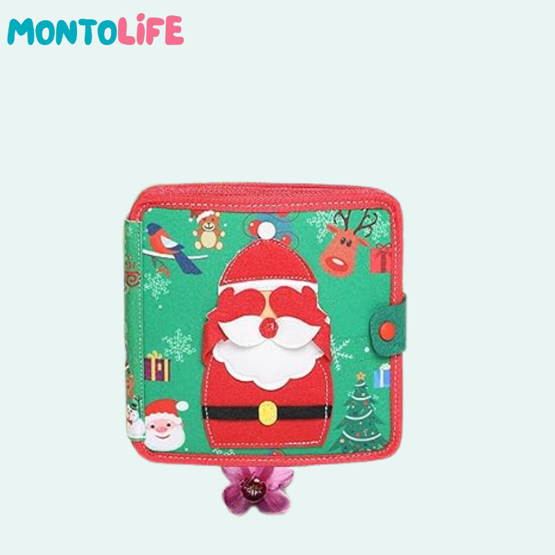 Santa’s Soft Storyland – Cloth Book for Magical Holiday Learning